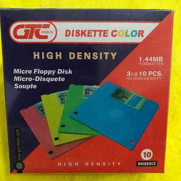 Caja de 10 diskettes marca GTC
