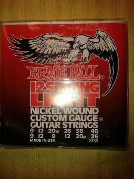 Encordado 12 Cuerdas Guitarra Ernie Ball