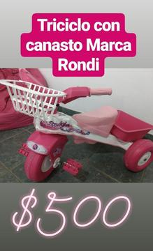 Triciclo Marca Rondi