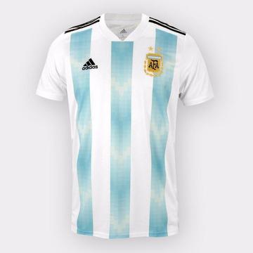Camiseta Selecciòn Argentina 2017/18 Titular Talle Especial XXL
