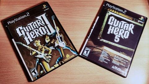 GUITAR HERO II Y V PS2