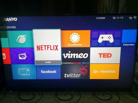 SANYO 50 smart tv nuevo cerrado c/garantia