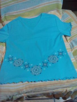 BELLISIMA BLUSA MANGAS CORTAS