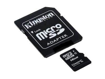 Kingston Tarjeta Microsdhc 16gb Clase 4 Con A ENVIO GRATIS