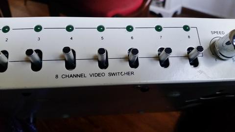 Secuenciador de video para 8 camaras . Switcher