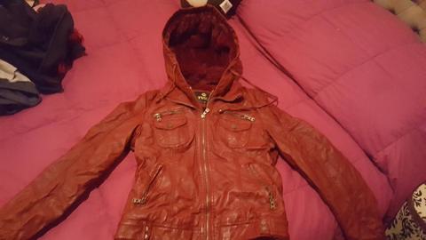 Campera de Cuero Nueva Talle M