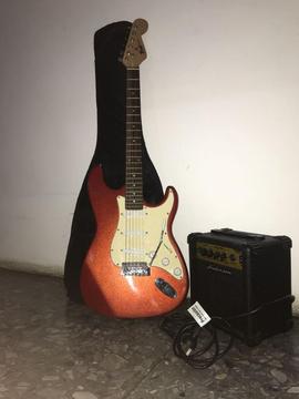 Guitarra Electrica Field amplificador