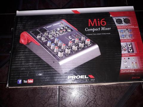 Mixer Consola de Sonido Proel Mi6