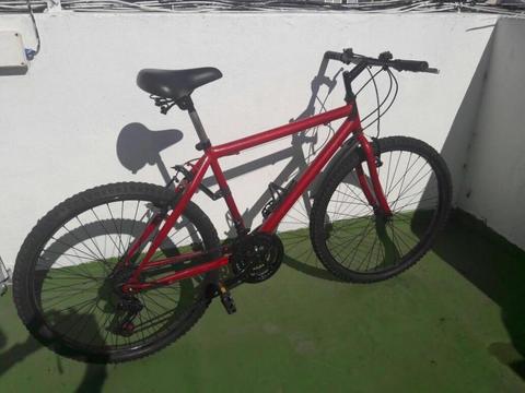 Bicicleta Mountain Bike Roja