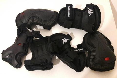Kit Protecciones para usar con Roller/skate Kappa Talle M