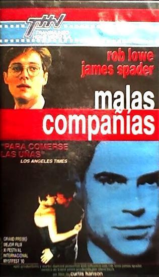 PELICULAS EN VHS MALAS COMPAÑIAS – ROB LOWE – JAMES SPADER AUDIOMAX