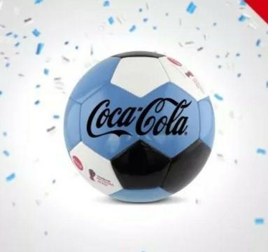 Pelota Nuevas Num. 5 Coca Cola Rusia 2018 Argentina