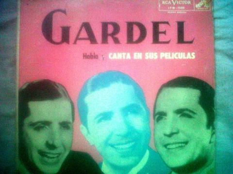 DISCO VINILO LP CARLOS GARDEL CANTA Y HABLA EN SUS PELICULAS RELIQUIA 1966 WSP 221 319 5168  ENVIOS