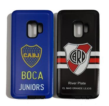 Funda Rígida Fútbol River Boca Samsung S9