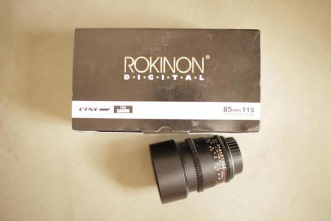 Rokinon 85mm T1.5 Cine Para Canon Ef