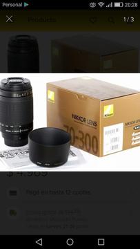 Lente Nikon 70/300
