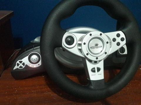 Volante Con Cambios Y Pedales Para ps2 Ps3 Pc