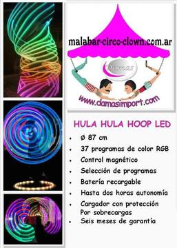 Vendemos hula hula hoop luminosos, desmontables, de fuego, standard, plegables