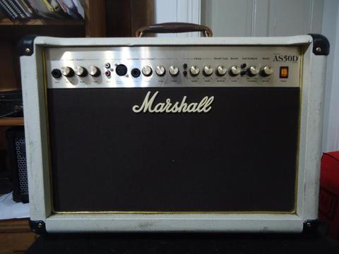 Marshall As50d Amplificador Acustica Teclado Voces
