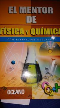 Vendo Enciclopedia El mentor de Física y Química con ejercicios resueltos CD. Editorial Océano