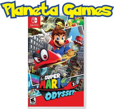 Super Mario Odyssey Nintendo Switch Fisicos Nuevos Caja Cerrada
