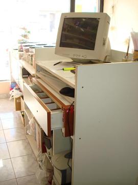 Mueble de computadora, para negocio y fotocopiadora