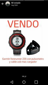 Reloj Garmin Forerunner 220 Gps Pulso