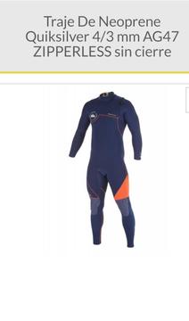 Traje Neoprene 4.3mm. sin Cierre