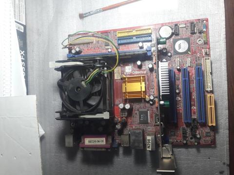 Combo Intel Celeron 315 2,26 GHz, 1gb ram ddr, mother biostar p4m80 m4 mas placa de video