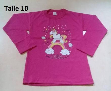 Promoción de ultimas camisetas de nena talle 10 y de varon talle 8