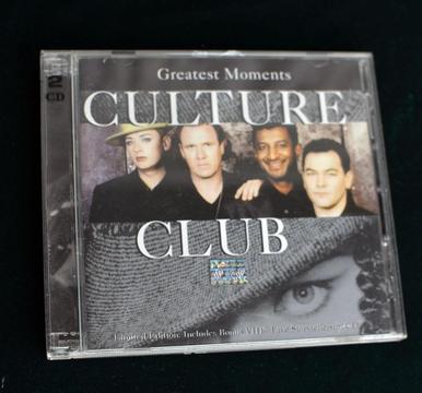 Culture Club Greatest Moments 1998 CD doble