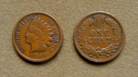 Moneda de 1 cent Estados Unidos 1895