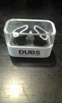 DUBS Tapones auditivos con cancelación de ruido: filtros acústicos. Protección auditiva de alta fidelidad
