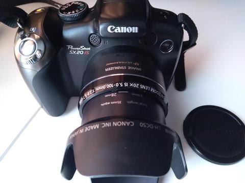 Camara Canon Sx20is Powershot C/Cargador Pilas Liquido