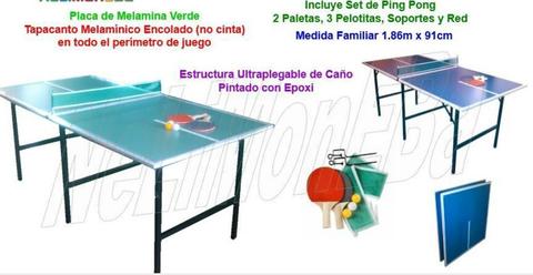 Mesas de Ping Pong Plegables