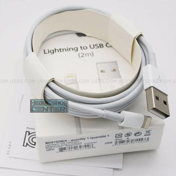 Cable Usb Lightning Original 2 Mtr Apple Ipad Iphone 5s 6 7 8 Caja Sellada Tribunales