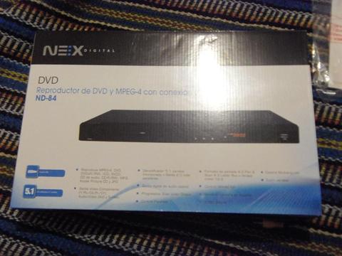 DVD NEX, Nuevos en caja, usb, control, cables, pilas y pelis