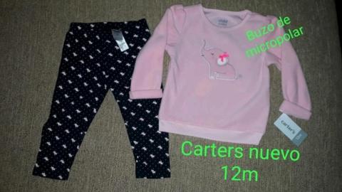 Conjunto Carters 12 Meses Nuevo