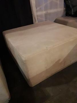 4puff 80x80 Gamuza Cremita Muy Lindos