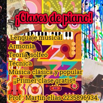 Clases de piano, 00 La primer clase gratis!