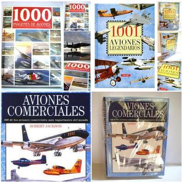 Pack Libros Aviación 1000 Imágenes más 1001 Legendarios y Aviones Comerciales