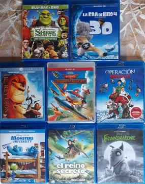 Vendo 8 Peliculas Originales en Bluray