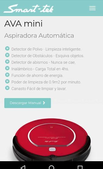 VENDO COMO NUEVA 2 M DE USO ASPIRADORA AUTOMATICA SMART TEK