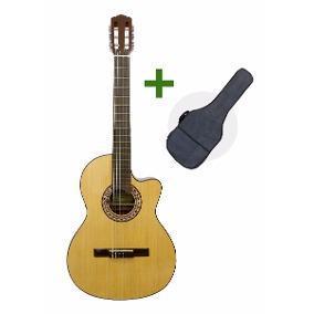 Guitarra Electrocriolla Custom Parquer C/ Funda