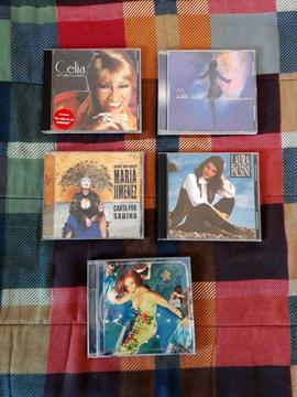 Cd´s Originales Celia Cruz Gloria Stefan Maria Jimenez Laura Pausini Los Van Van