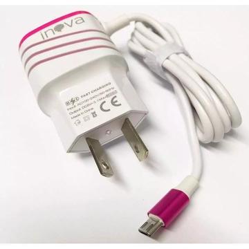 CARGADOR RAPIDO MICRO USB ING52 INOVA 2.1A 220V