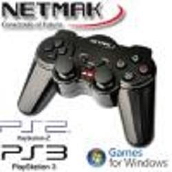 Gamepad Wireless PS3 , PS2 y PC Netmak NM507