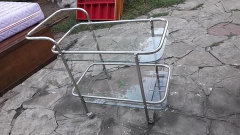 CARRITO BAR ACERO INOXIDABLE ... MUY LINDO .... 1000$