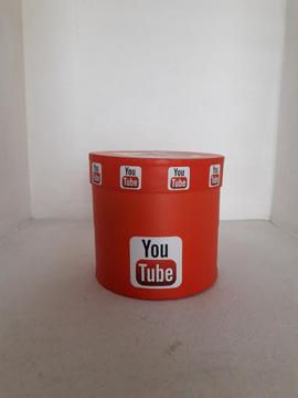 Taza Mug de Cerámica Youtube en Caja