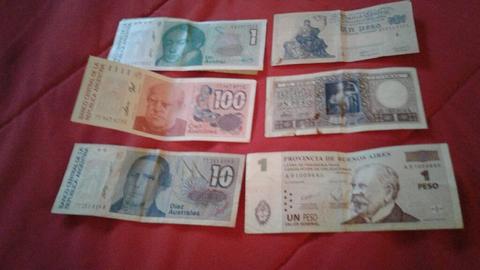 Set Billetes Argentinos Viejos